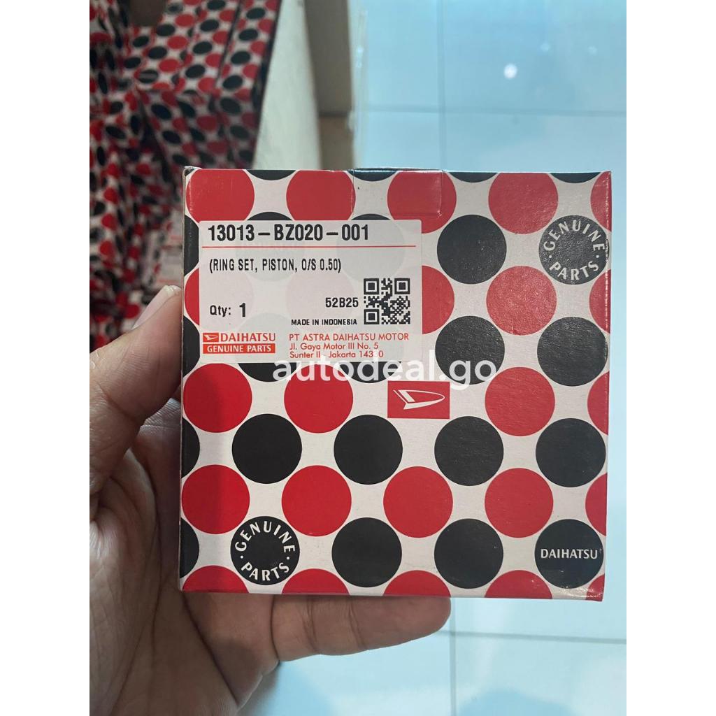 RING SEHER/RINGSET PISTON GRANDMAX, LUXIO AVANZA DAN TERIOS 1.5 13013-BZ020-001 ORIGINAL Sparepart A