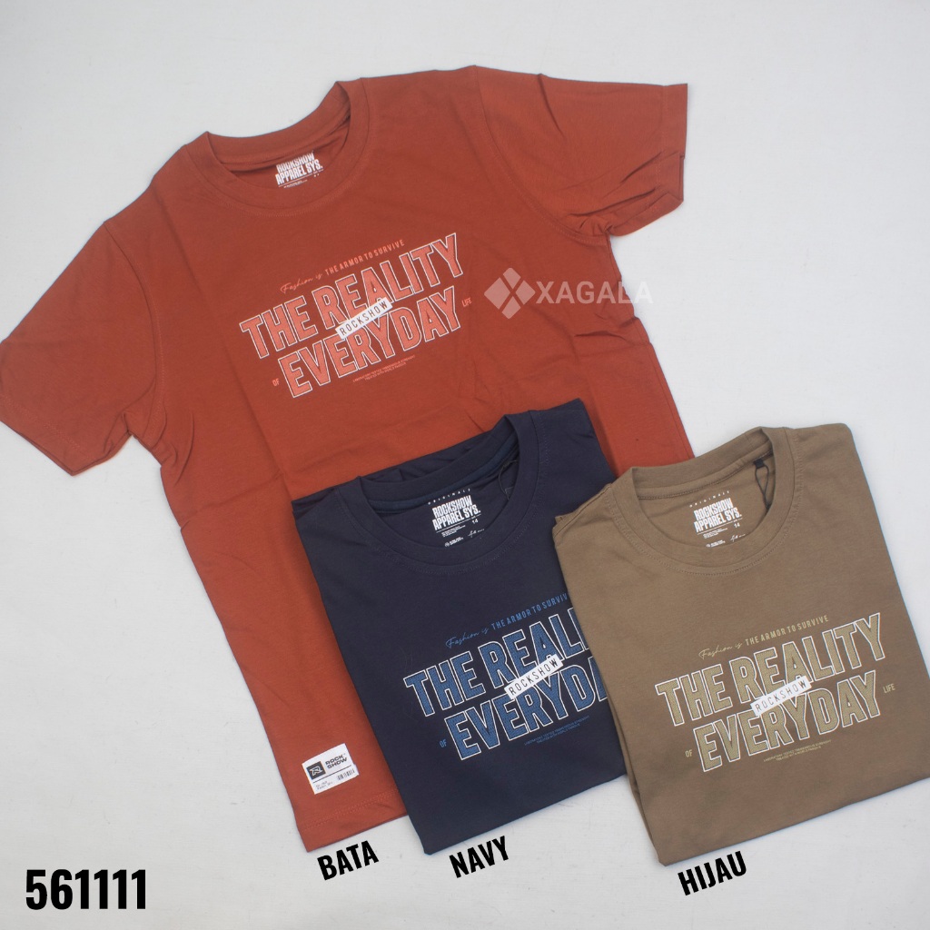 ROCKSHOW 14-18 KAOS ANAK LAKI LAKI LENGAN PENDEK KAOS ANAK TANGGUNG PREMIUM TERBARU KATUN LEMBUT