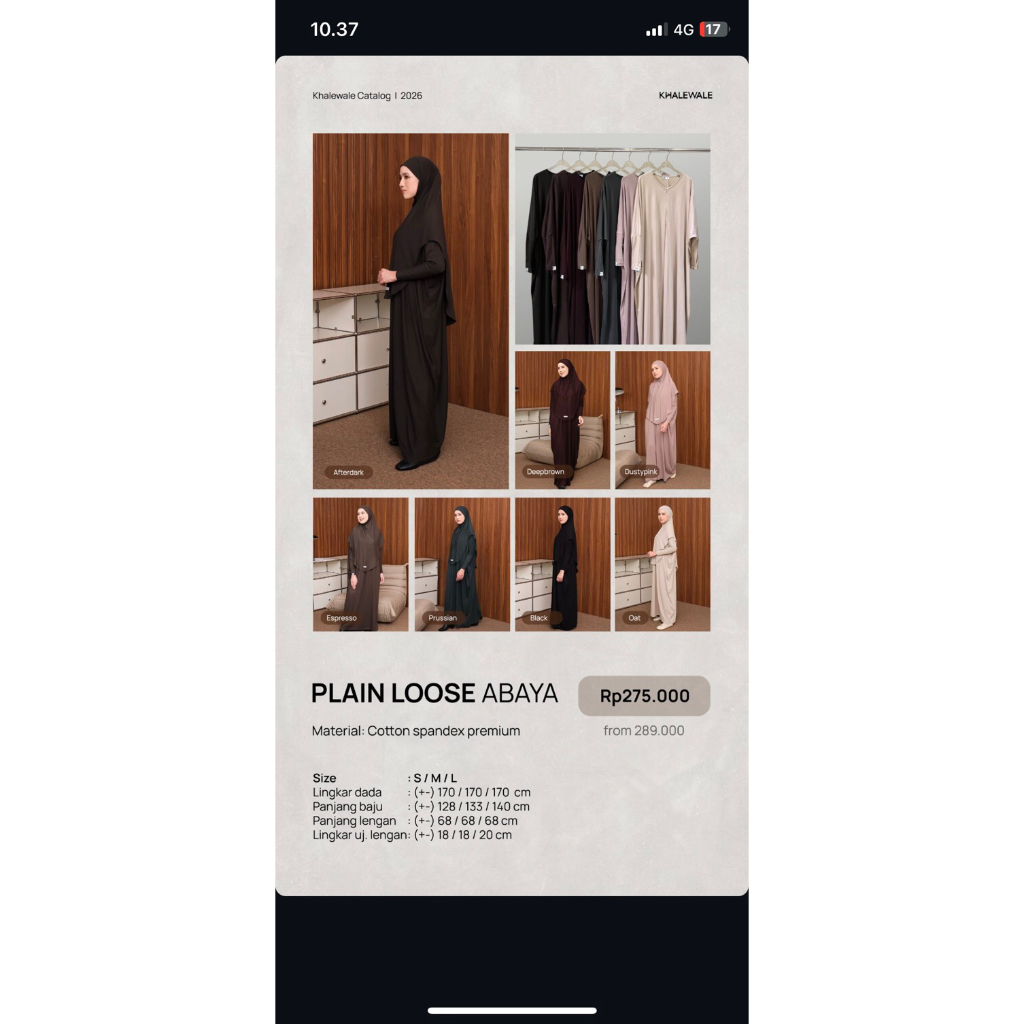 PLAIN LOOSE ABAYA KHALEWALE