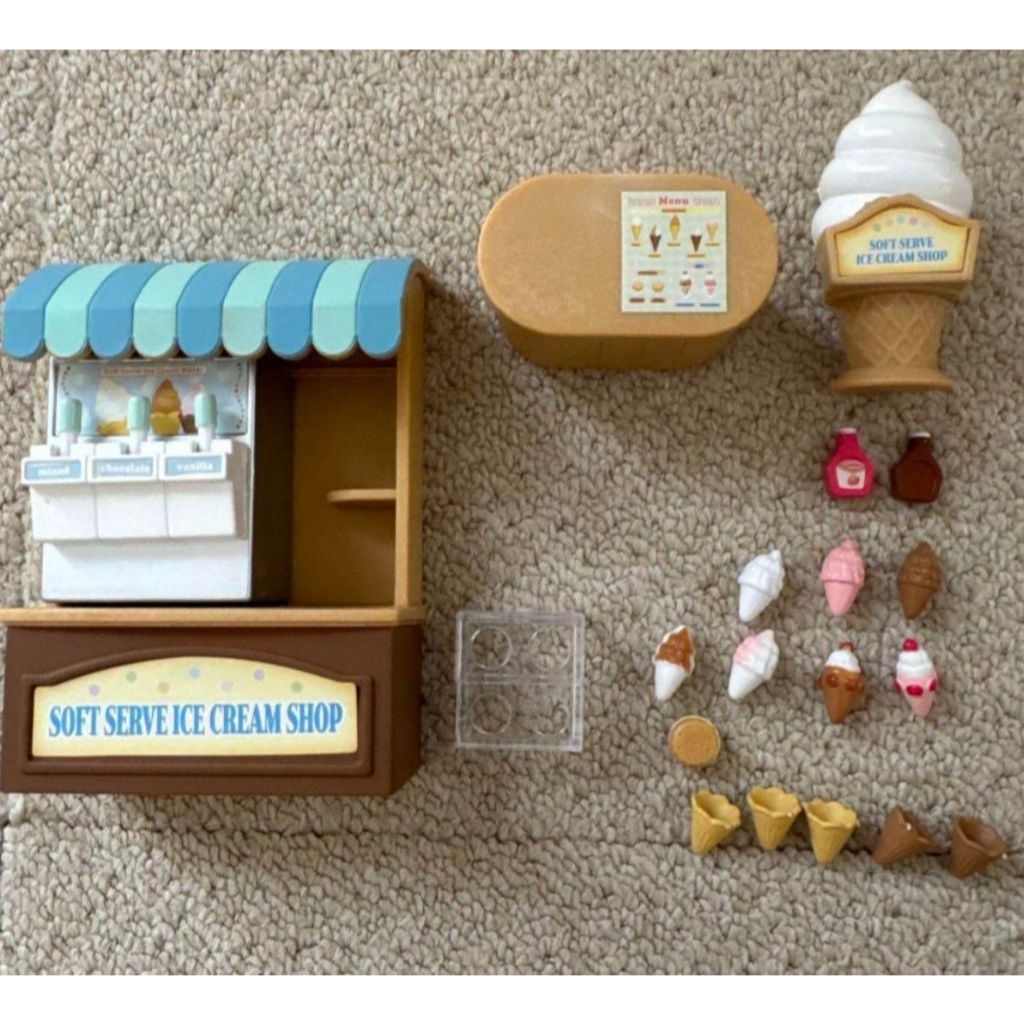Sylvanian soft serve ice cream