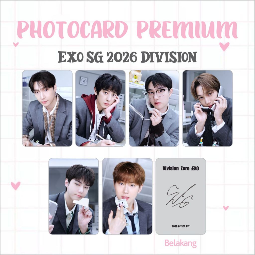 PHOTOCARD PC PREMIUM  EXO 1 set