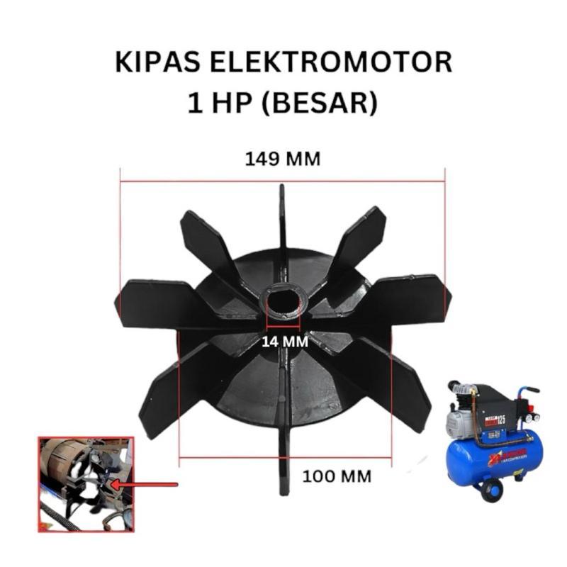 KIPAS DINAMO KOMPRESOR porteble 1 HP kompresor angin / Kipas kompresor porteble lakoni
