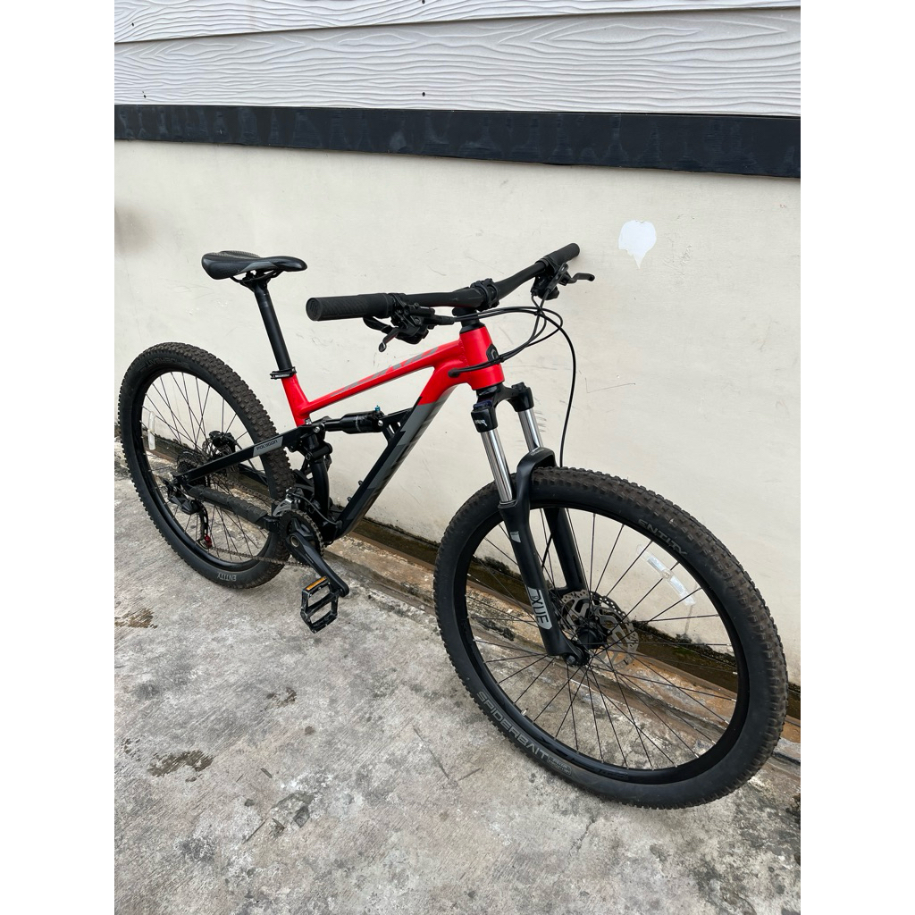 frame set frameset siskiu D5 merah hitam S 27.5 second