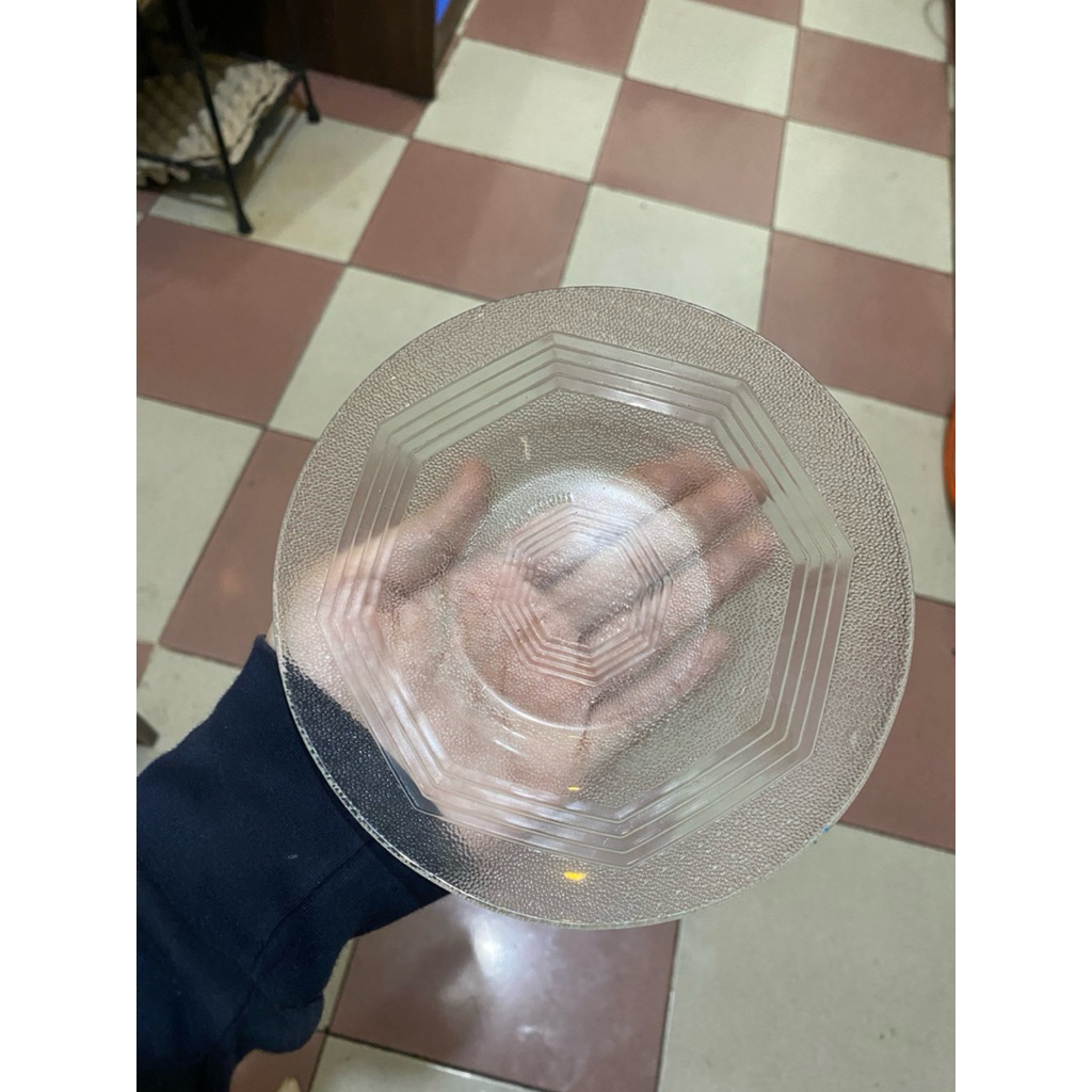 piring kecil / piring tatakan kopi beling