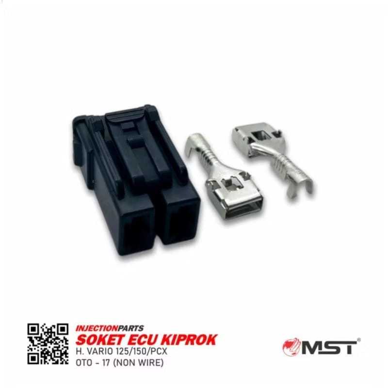 MST Soket Ecu Ecm 2 Pin Honda Vario 125 Vario 150 PCX ADV 150 socket tanpa kabel