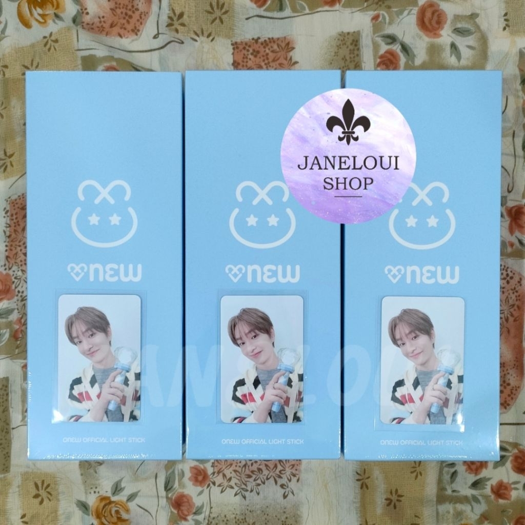 [Baca Deskripsi] PO ONEW Official Lightstick LS SHINee - jjinggu fankit jjingnyang doll / 2026 seaso