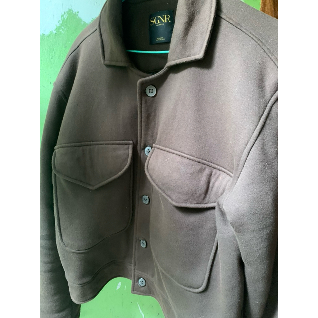 Boxy wool work jacket signore sgnr