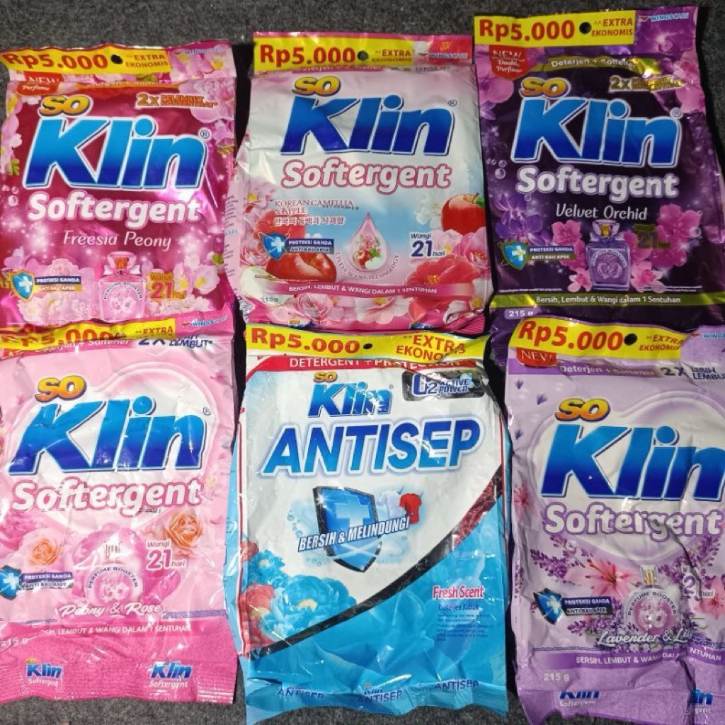 (COD)Soklin Bubuk kemasan 5000an 1 DUS {24PCS}