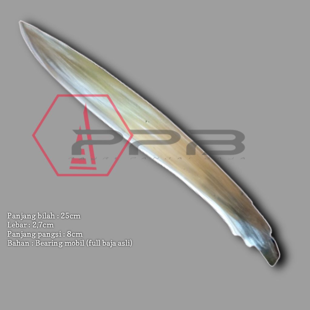 Pisau sembelih mentahan bentuk paut sintung baja Bearing murni sudah tajam