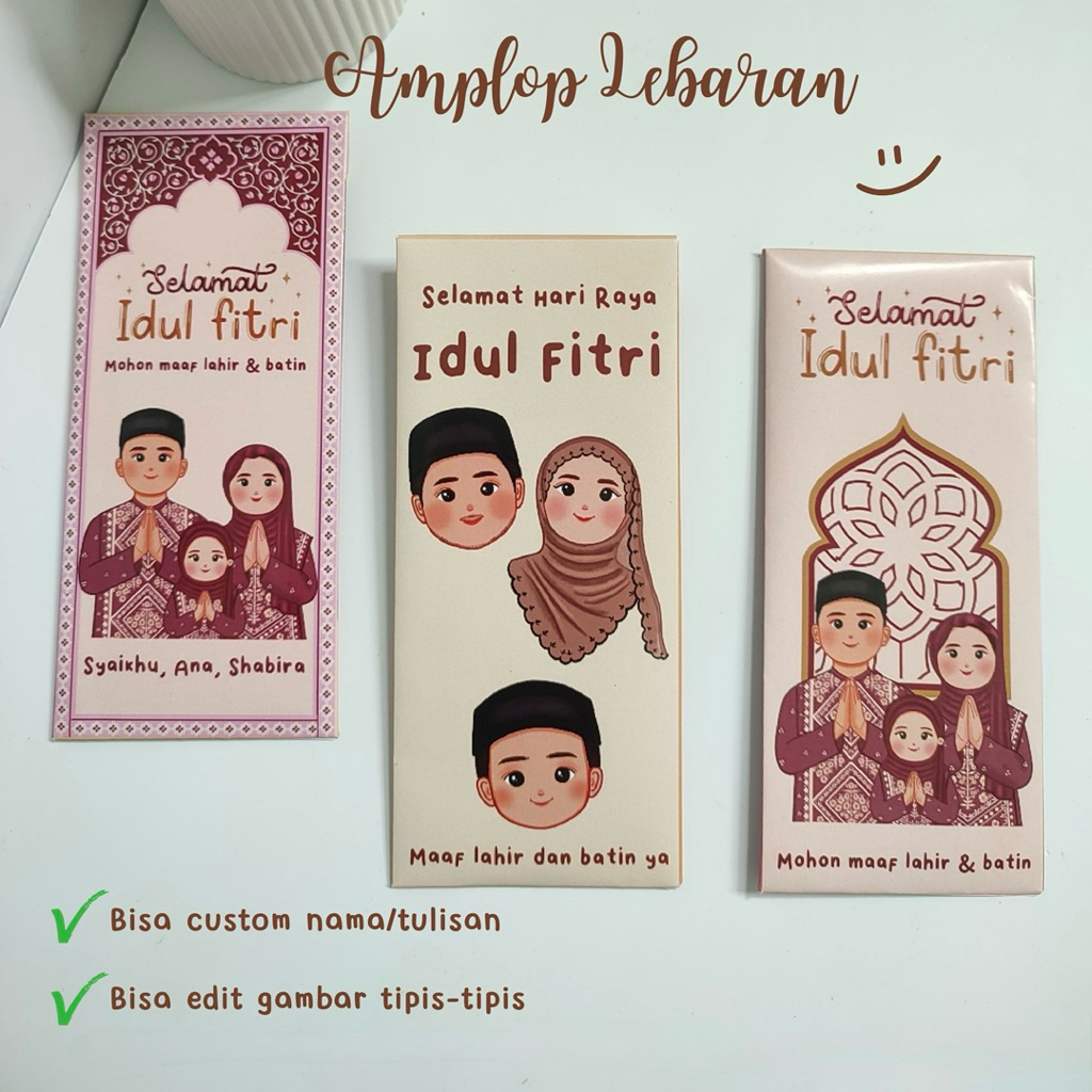 Amplop Lebaran Custom Nama, Amplop Lebaran Custom, Amplop Lebaran Lucu , Amplop Lebaran Custom Gamba