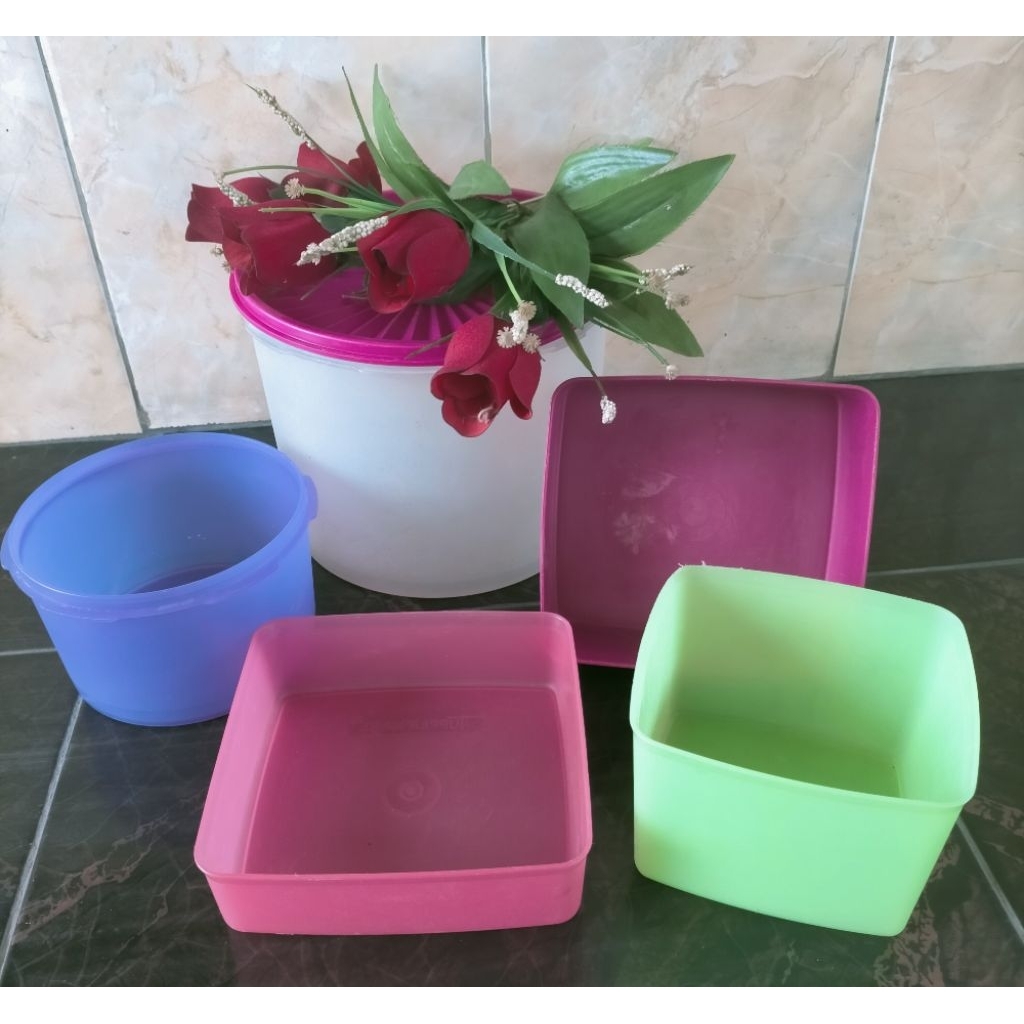 PAKET 10 TUPPERWARE MANTAN (TUPPY SEKEN)