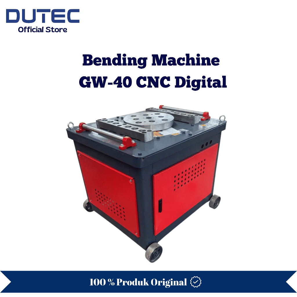 DUTEC Bending Machine / Mesin Tekuk Besi Manual & Digital / Mesin Tekuk Besi 13-24mm Berkualitas