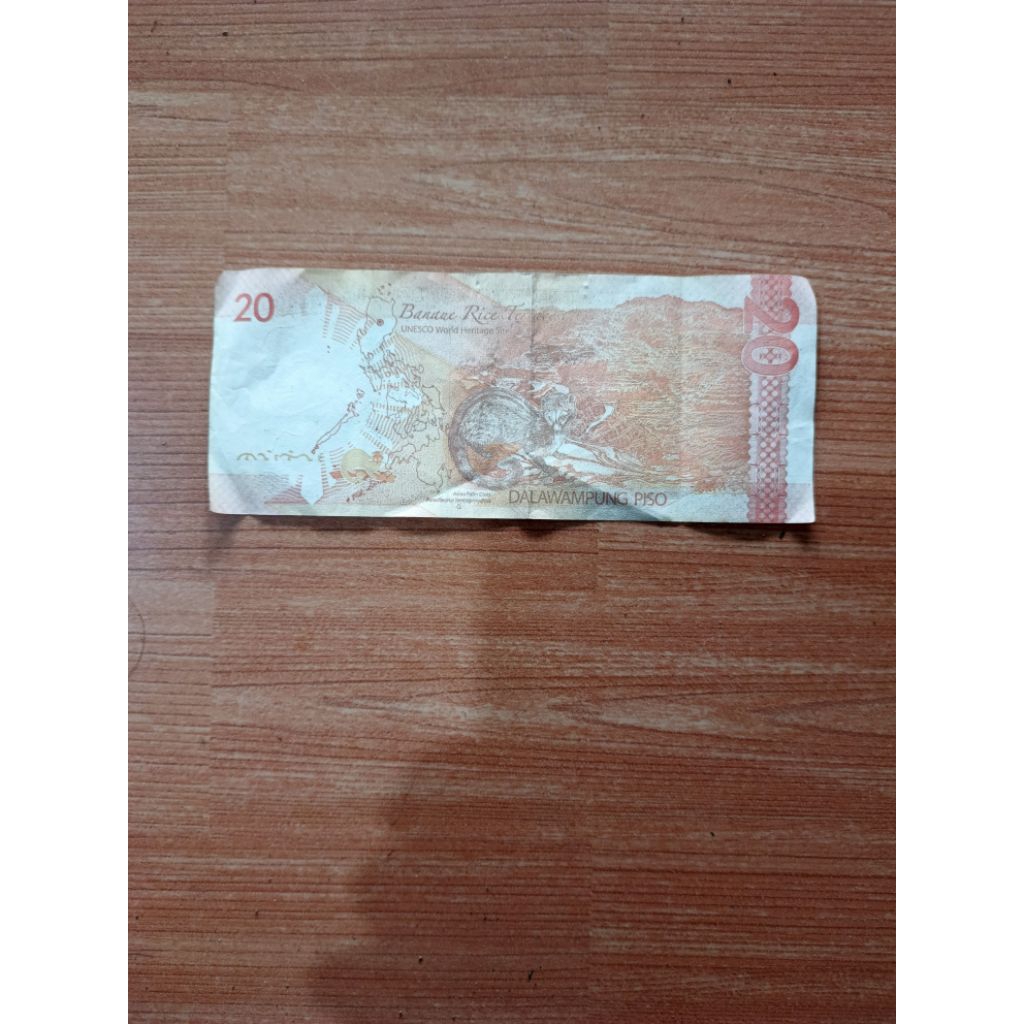 souvenir uang asing peso pilipina 20 emisi 2020