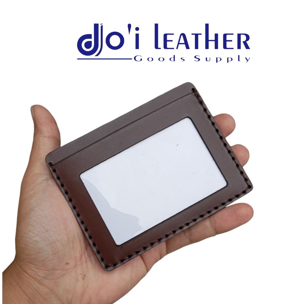 DOI LEATHER D1 Dompet Kartu Dan Uang Pria Wanita KULIT ASLI Card Holder Tipis Mini Premium Dompet Ka