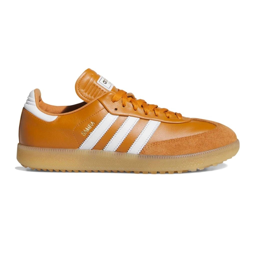 Sepatu Golf Adidas Samba Orange Original