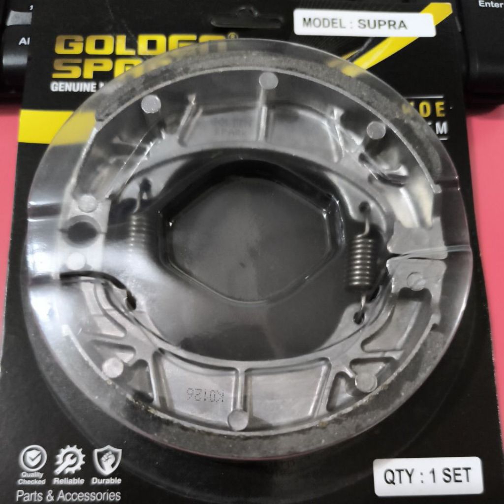 Kampas Rem Supra / Grand / Revo / Supra x 125 / Supra x 125 fi 2017-2023 / Kharisma Golden Spark/Sco