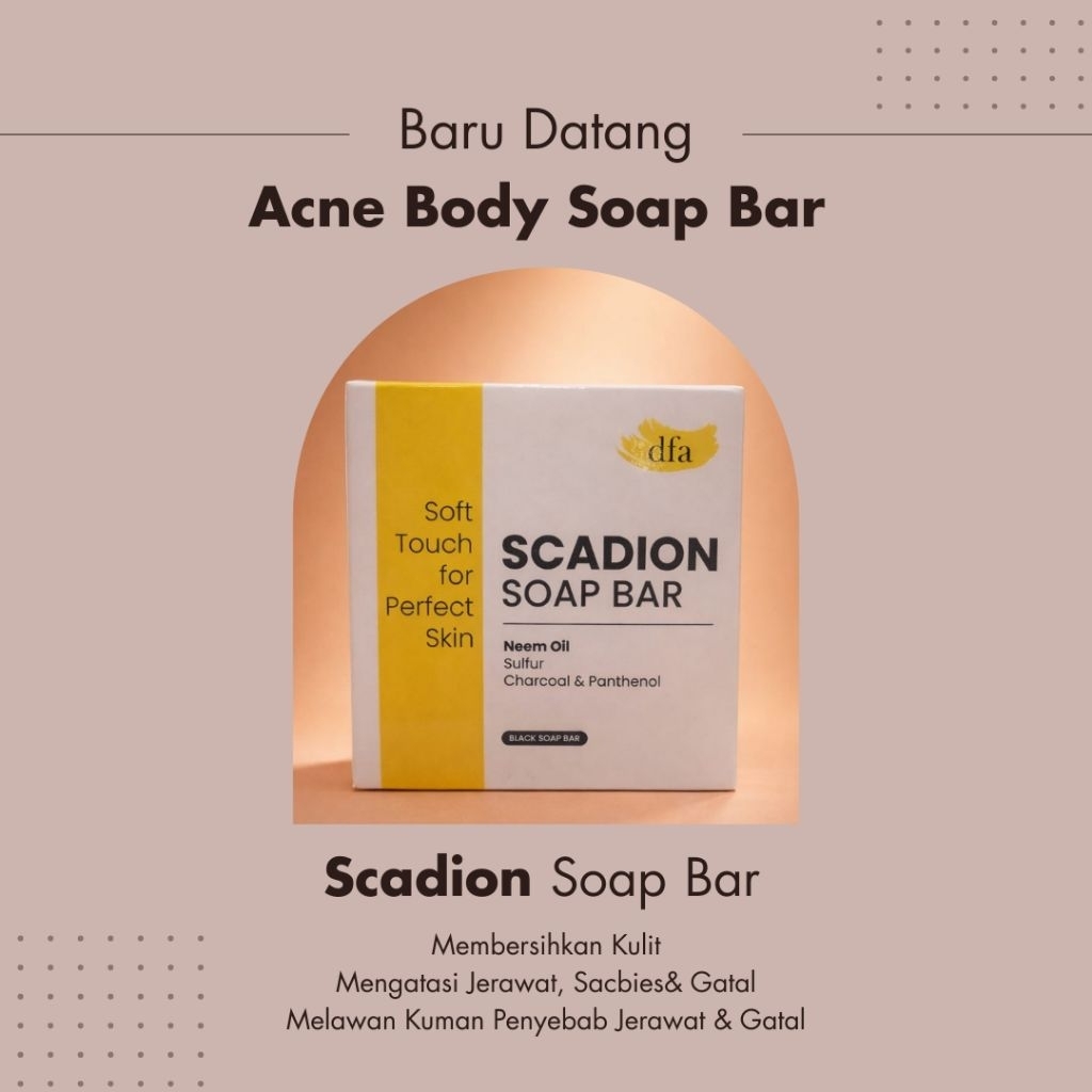 Scadion Soap Bar | Acne Body Soap Bar