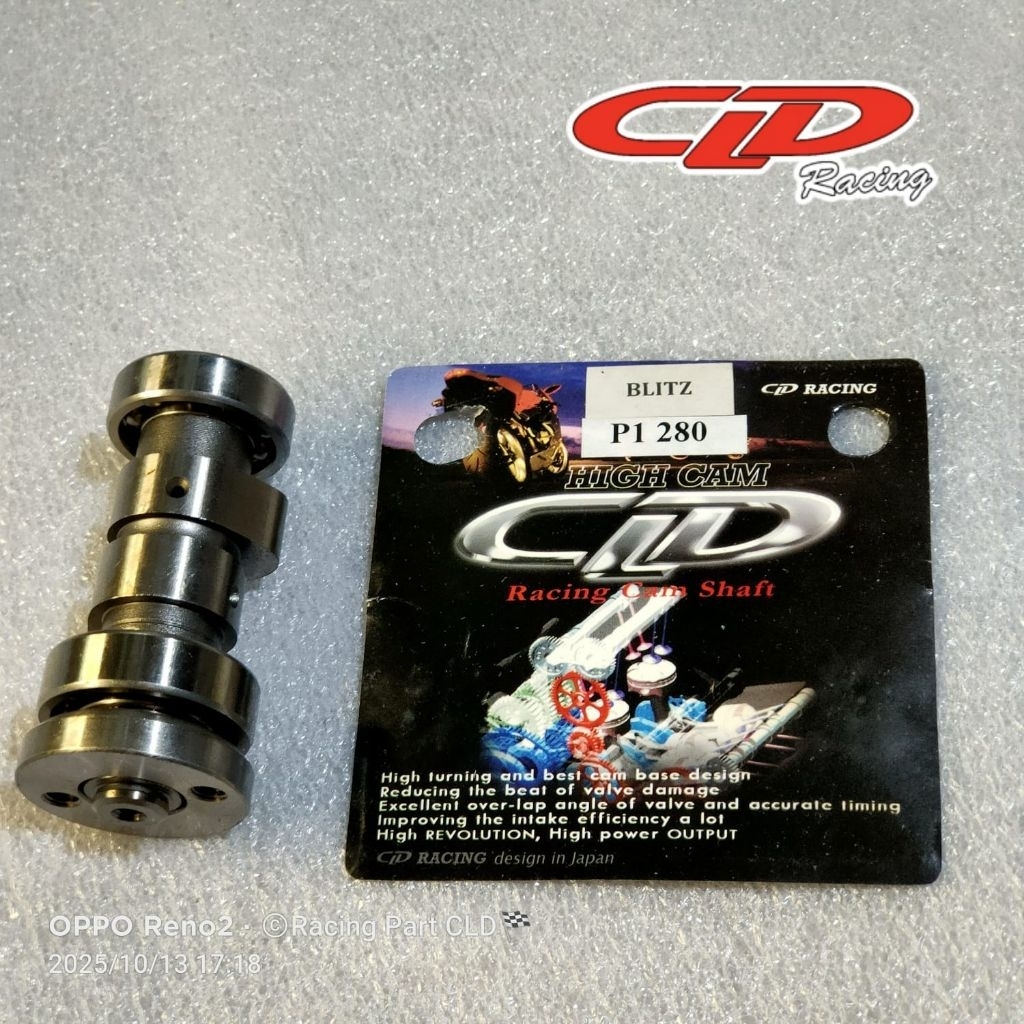 NOKEN AS CAMSHAFT CLD RACING ORIGINAL TYPE KOMPETISI FOR KAWASAKI BLITZ BLITZ R BLITZ JOY BLITZ VR A