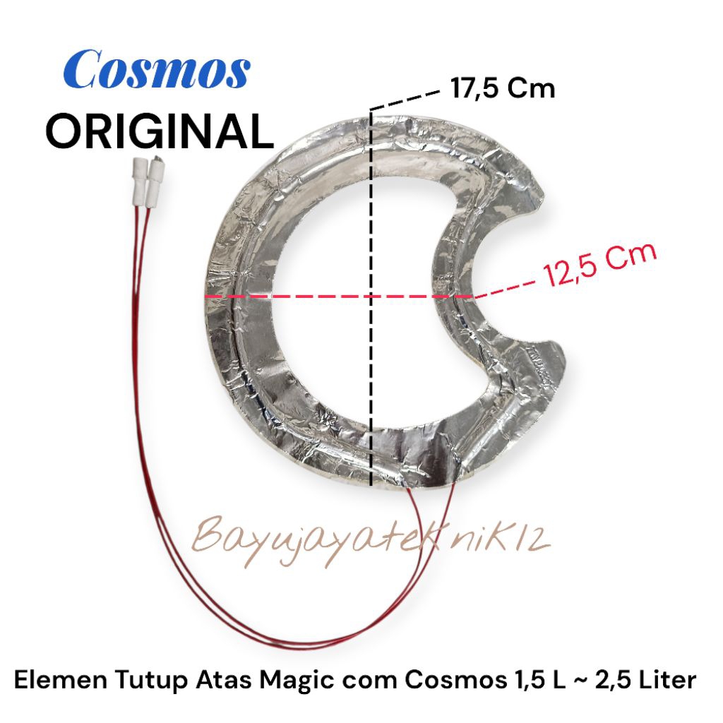 Elemen Tutup Atas Magic com/ Rice cooker COSMOS ORIGINAL | 1,5 L~ 2,5 L Model Bulan Sabit