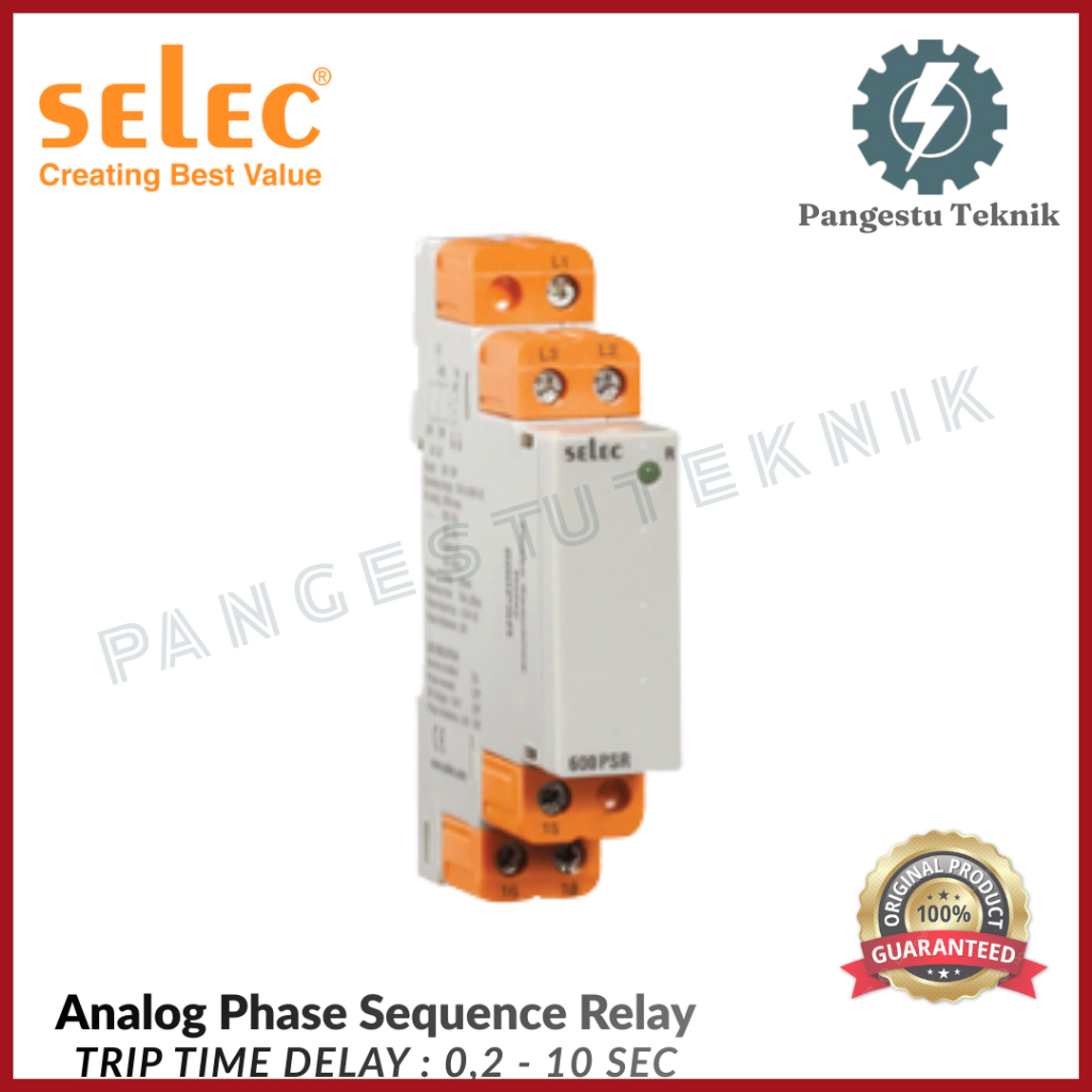 Analog Phase Sequence 600PSR SELEC Relay KONTROL PHASE FAILURE PFR fort SELEC