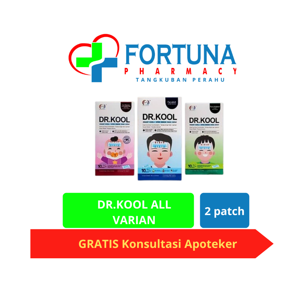 DR.KOOL ANAK, DEWASA, BAYI KOMPRES PENURUN PANAS