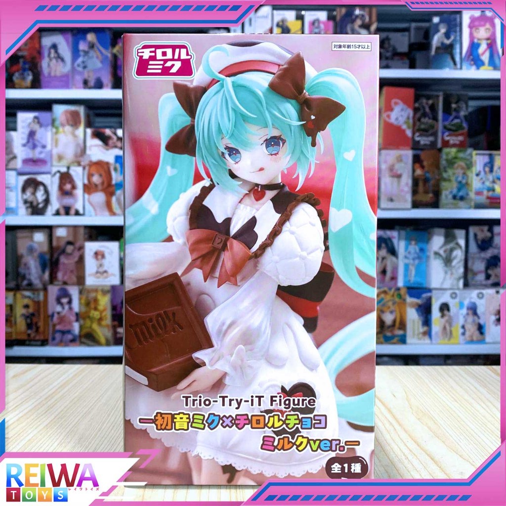 Trio Try iT Figure Hatsune Miku × TIROL CHOCO Milk ver. - Vocaloid (18cm)