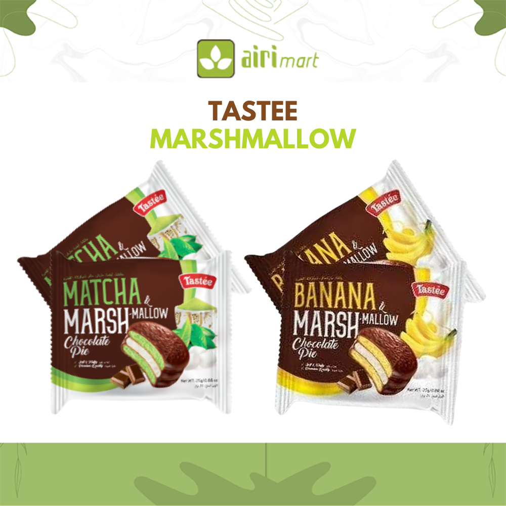 Tastee Marshmallow Chocolate Pie Matcha/Banana