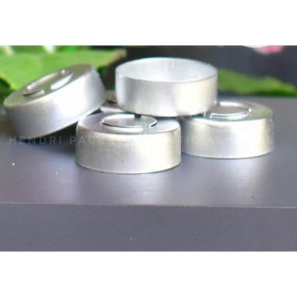 Tutup Segel Aluminium Diameter 20mm - Untuk Botol Kaca Vial / Tutup Segel Aluminium Vial