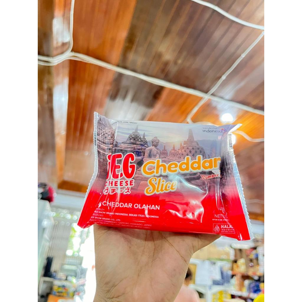 Cheese Slice Cheddar Meg / Keju Cheddar Slice Meg - 8S