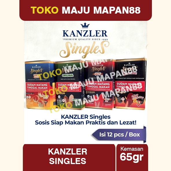 1 BOX KANZLER SINGLES SOSIS ISI 12 PCS 1 BOX 1 LUSIN 1 BOX KANZLER SINGLES ISI 12 PCS SOSIS SINGLES