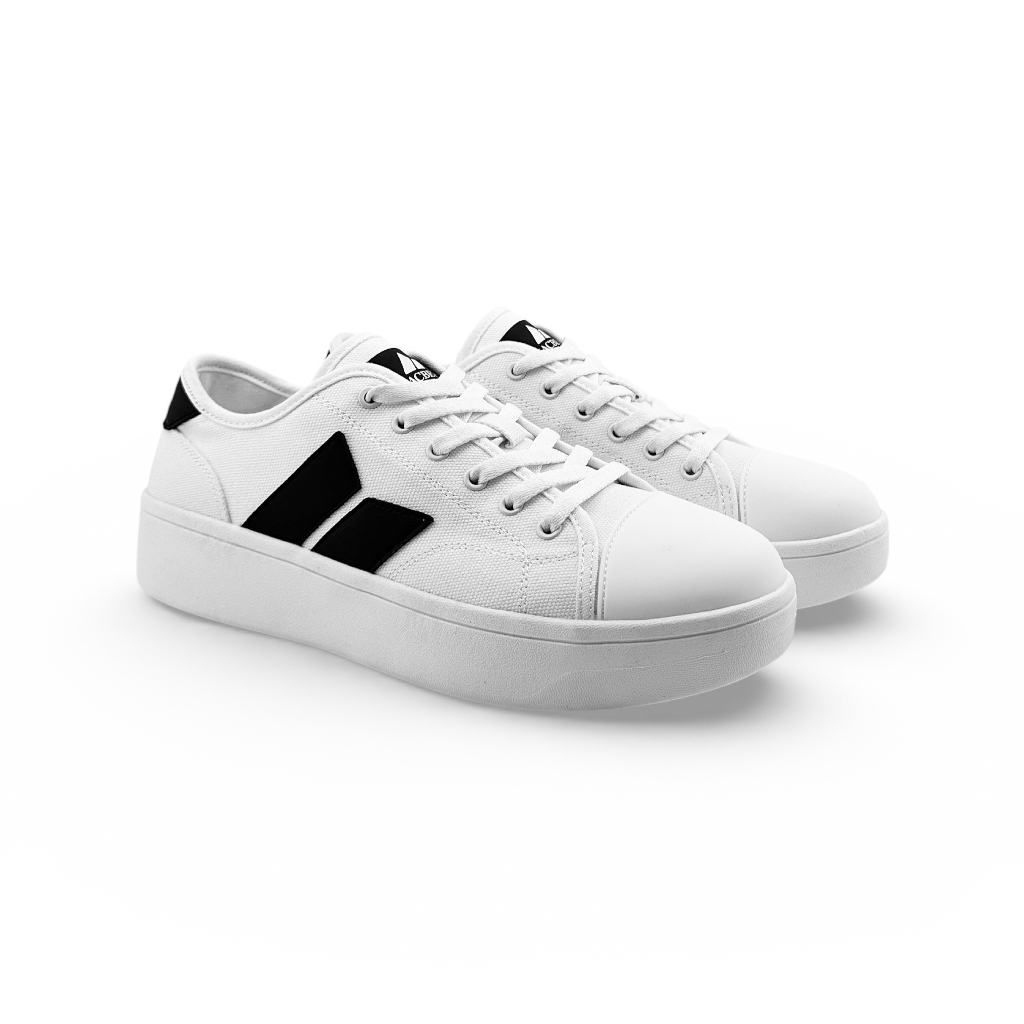 Macbeth Hiatus White/Black - Sepatu Casual Unisex Original