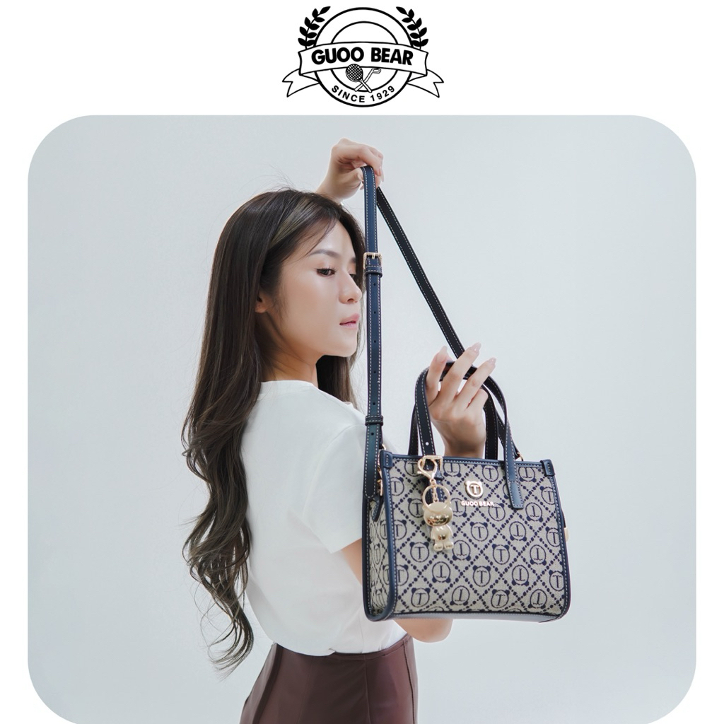 Nuna Bag GUOOBear TTWNBear Tas Wanita Model Selempang Tenteng Original Kode GU1236BLU