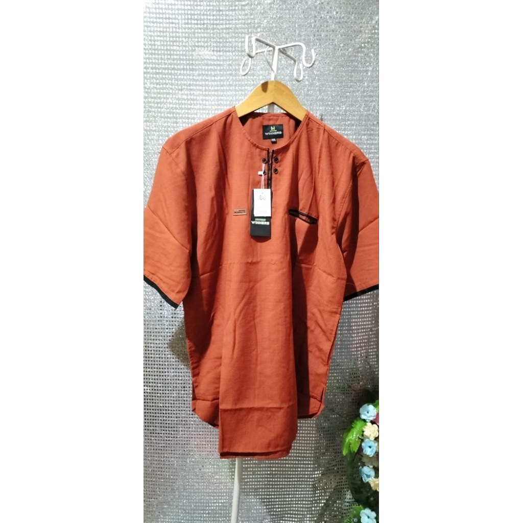 New... Atasan Baju Muslim Koko Kurta Pria Winners Jumbo Cakep