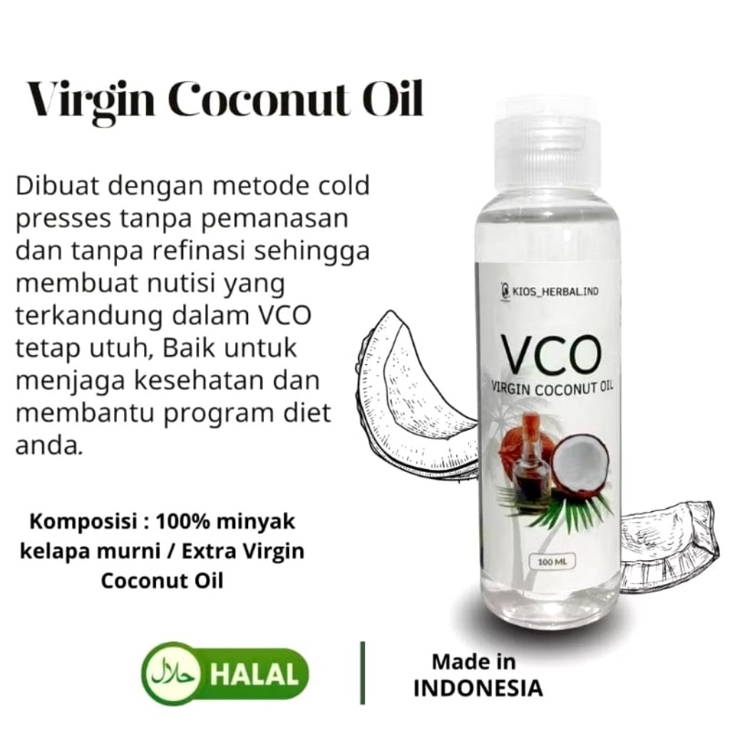 Minyak kelapa Original premium || VCO || minyak multifungsi [100% BPOM]