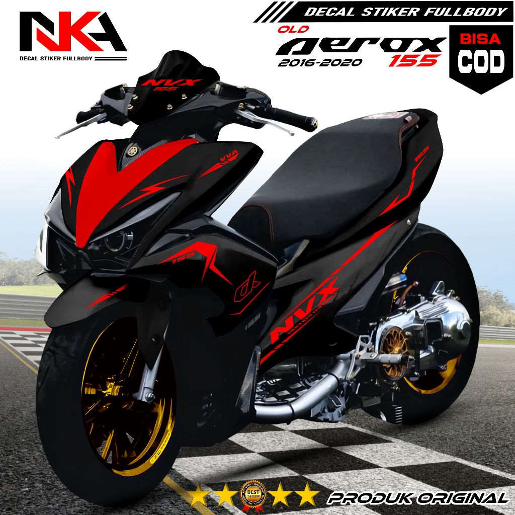 Decal Sticker Yamaha Aerox 155 Old Fullbody Decal stiker Aerox 155 old / decal aerox 155 old full bo