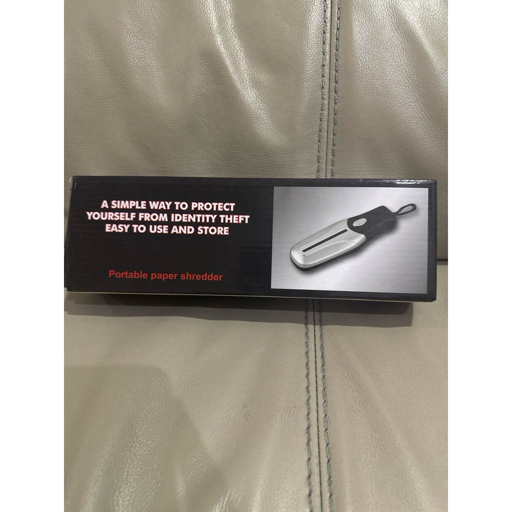 Portable Paper Shredder