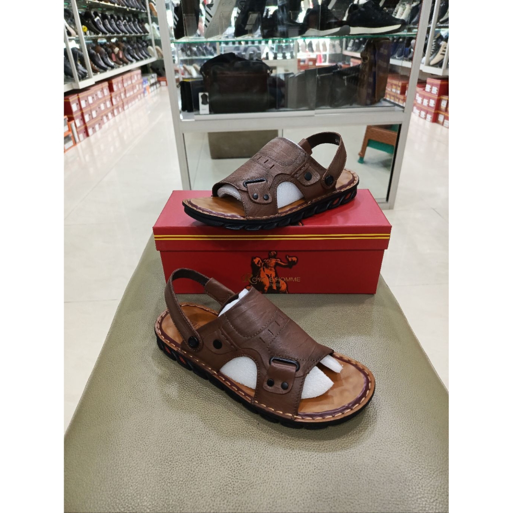 sandal royal home kulit asli empuk nyaman pakai