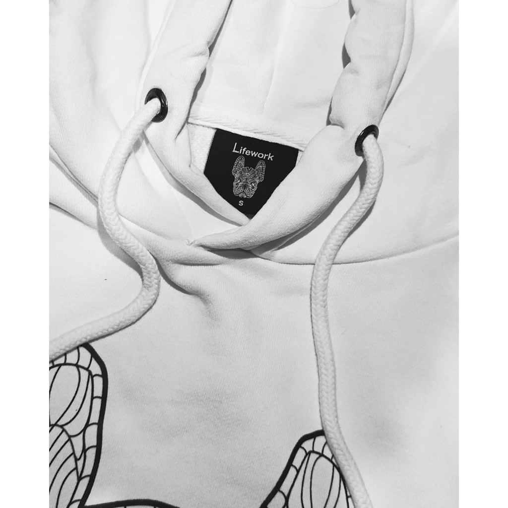 Hoodie Lifework Putih