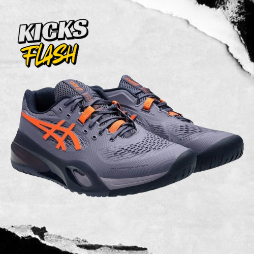 Asics Gel Resolution X Wide Greyish Purple Nova Orange 1041A481-500 Original 100%