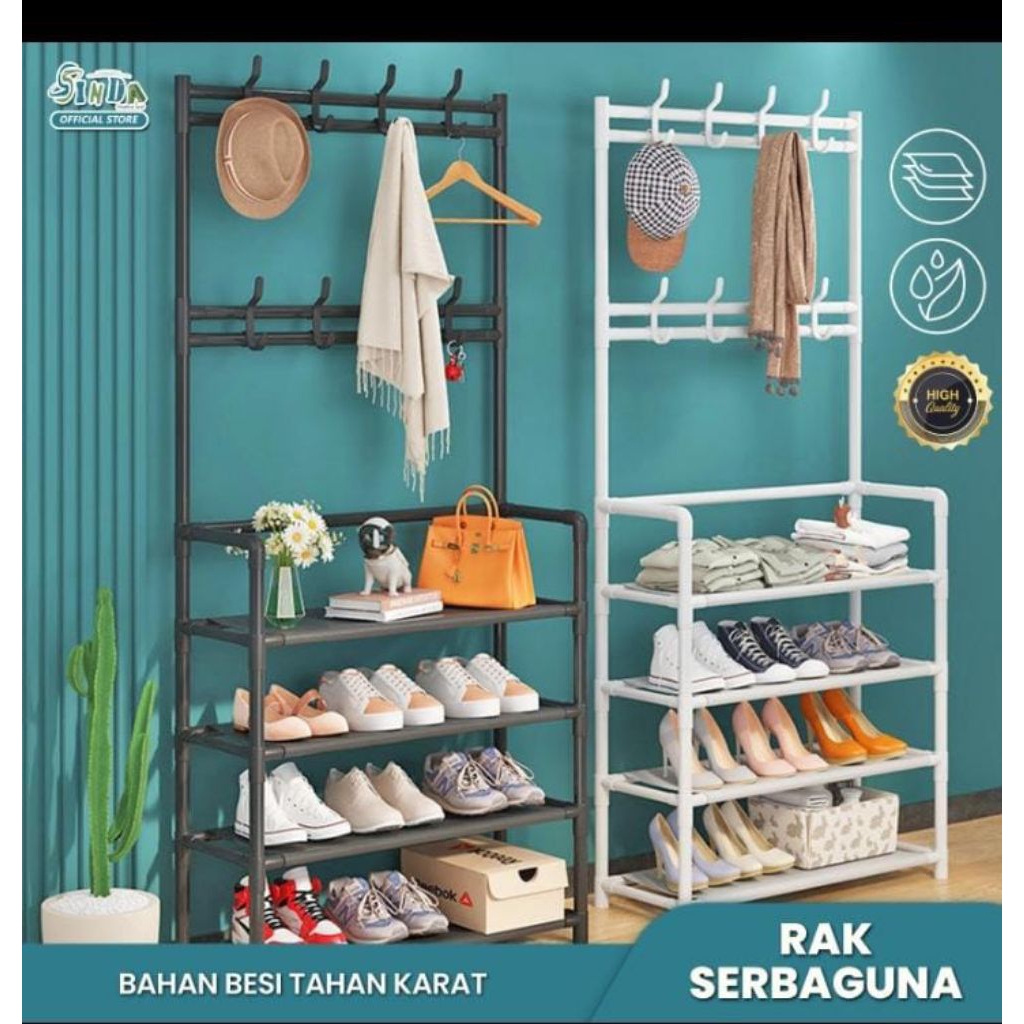 Stand tak Multifungsi/ rak sepatu portabel/ rak rakit serbaguna/ rak rakit murah Jayapura