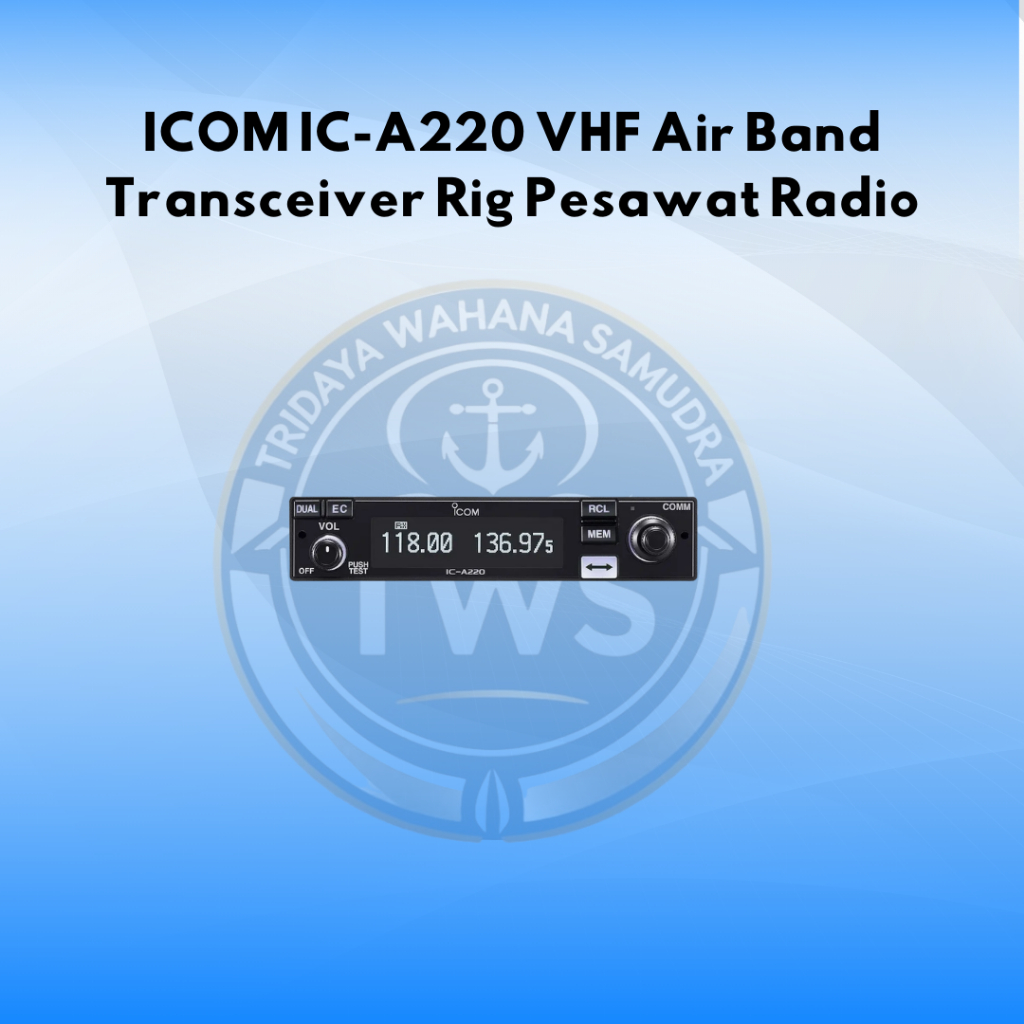 ICOM IC-A220 VHF Air Band Transceiver Rig Pesawat Radio