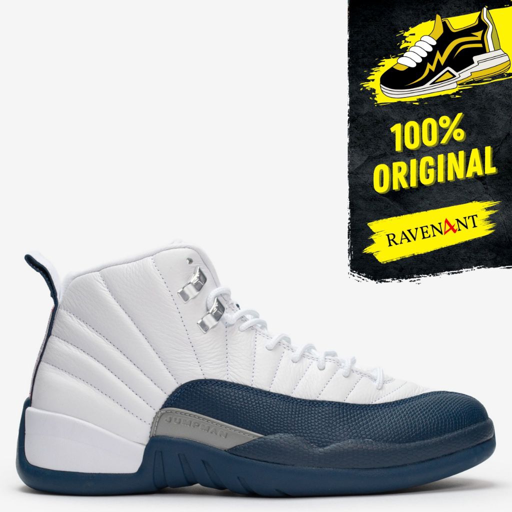 NIKE Air Jordan 12 Retro French Blue ORIGINAL - Sepatu Sneakers Pria