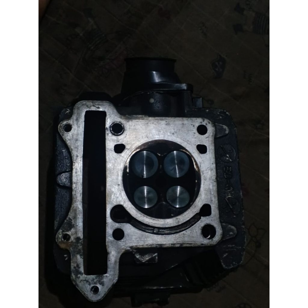 BLOK HEAD Fu karbu Portingan + klep stdrt Bubut