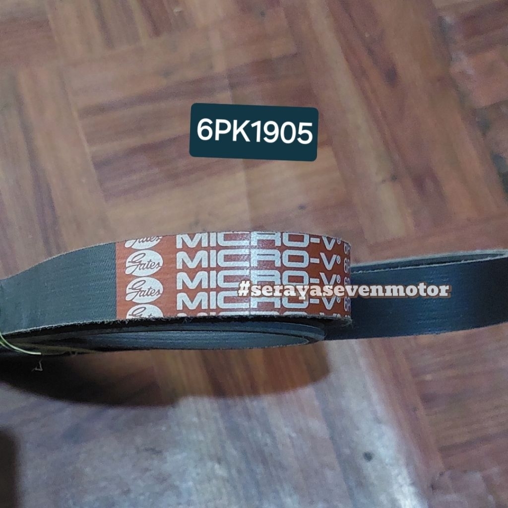 Fan Belt 6PK1905 Serpentine Belt Mobil AC Alternator Power Steering Good Quality