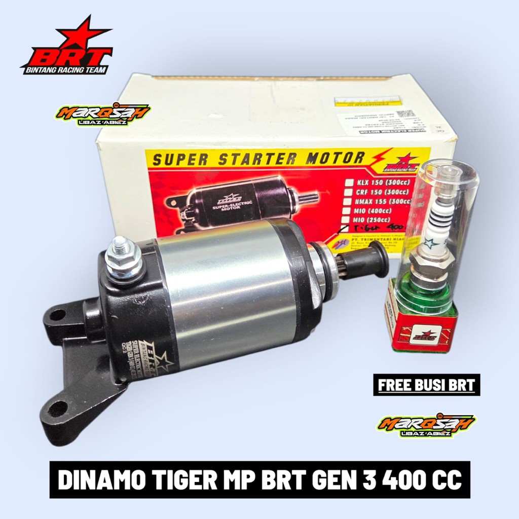 DINAMO STATER TIGER BRT GEN 3 MEGAPRO GL SERIES BORE UP 400CC KCJ KEH FREE BUSI