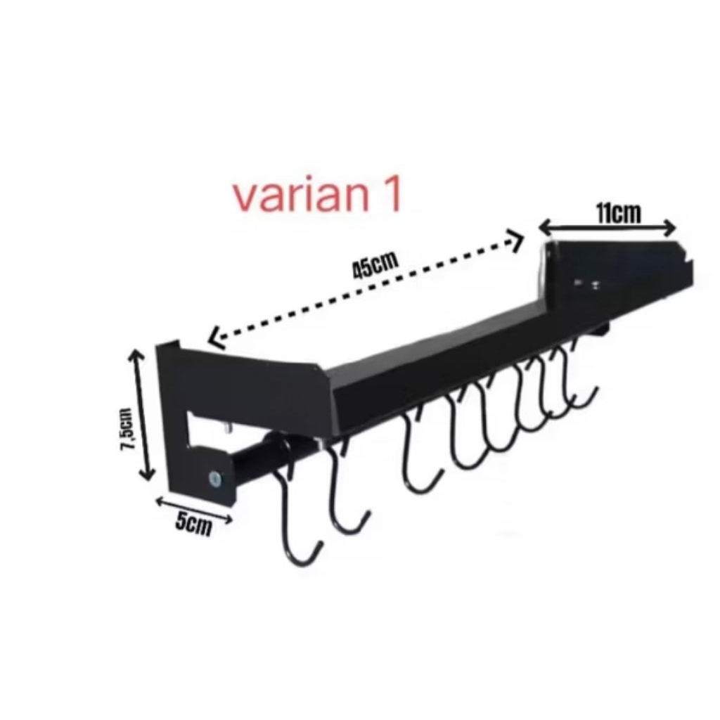 Rak Bumbu dapur Atau Rak gantung Sutil & sodet /Rak gantung Multifungsi