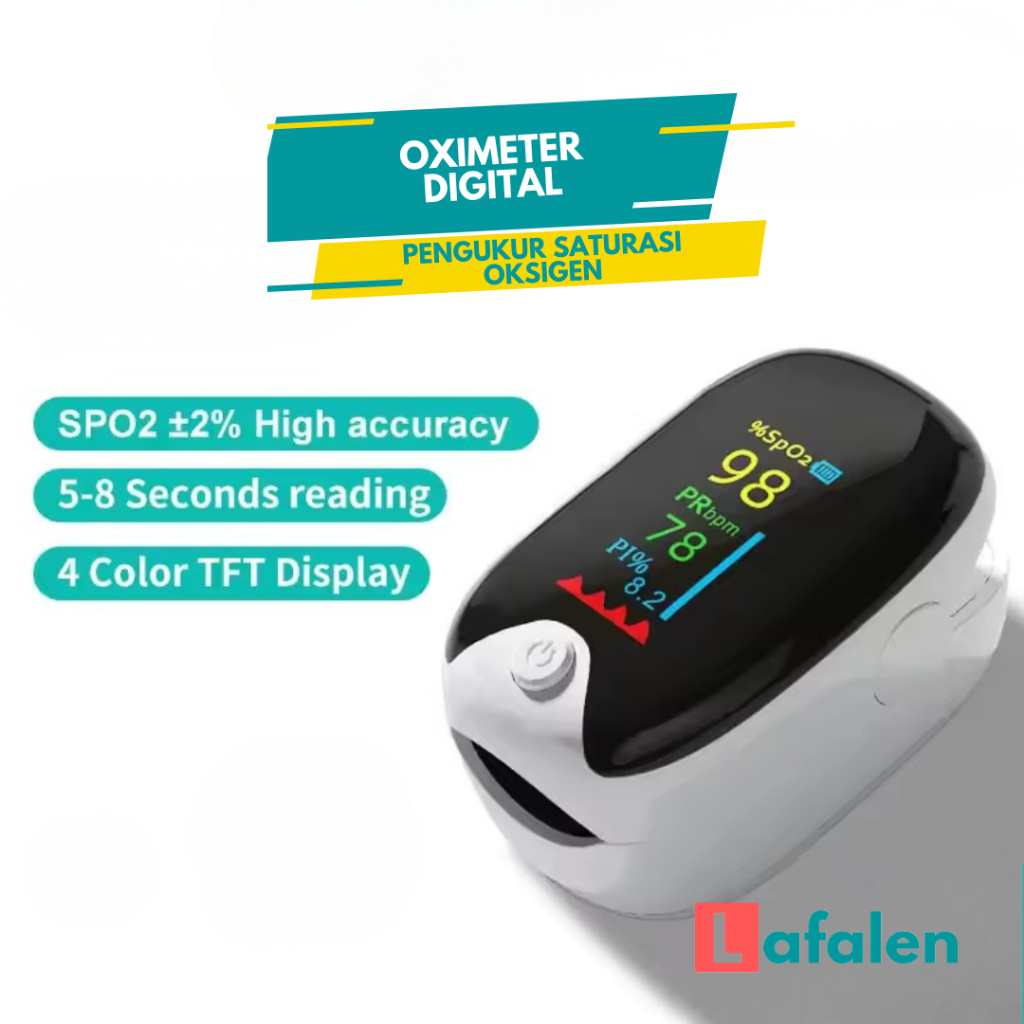 Oximeter Saturasi Oksigen | Saturasi Oksigen Oximeter | Oximeter Pulse Fingertip Akurat Anak Dewasa