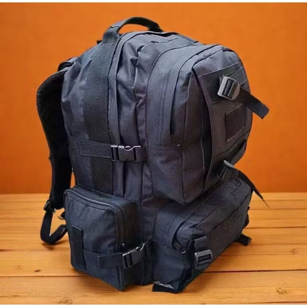 Tas Ransel Punggung Tempur Polisi Brimob TNI Army Hitam