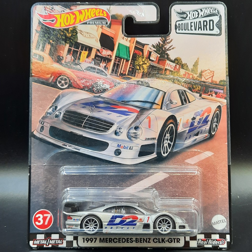 Hot Wheels Boulevard 1997 Mercedes Benz CLK GTR Japan Sticker