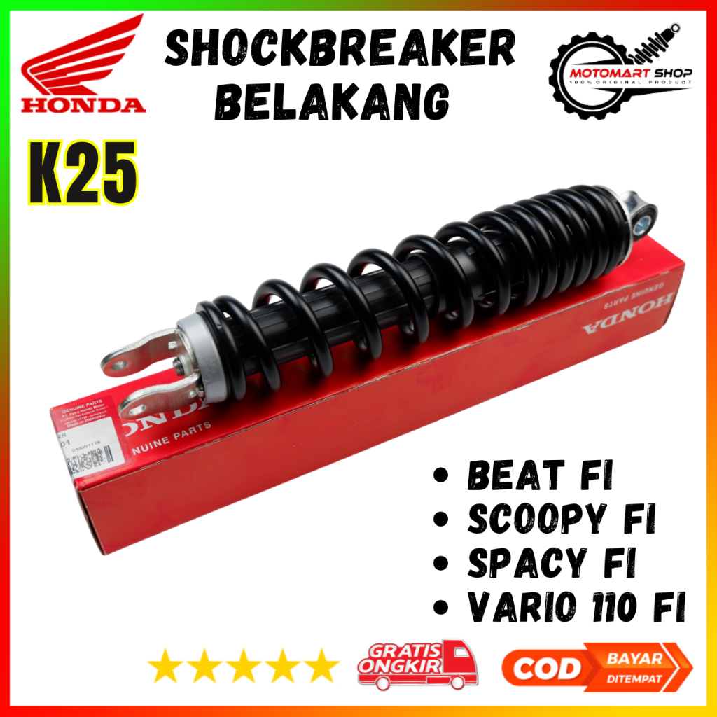 Shock Belakang Beat FI Ori / Shock Belakang Motor Beat / Shockbreaker Beat Ori Premium - K25